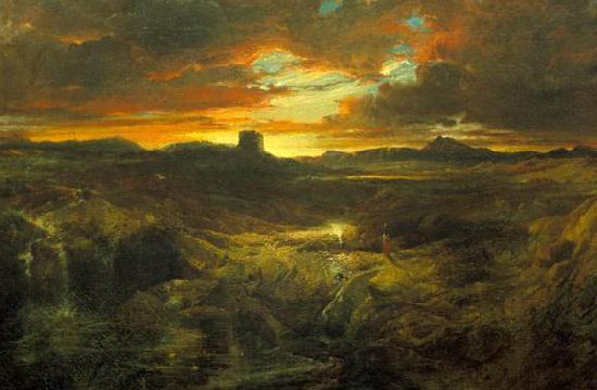 Thomas Moran Childe Rowland to the Dark Tower Came oil painting image